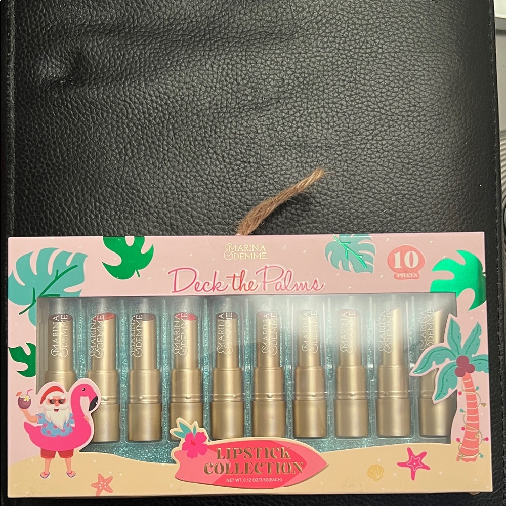 MARINA & DEMME DECK THE PALMS 10pieces-LIPSTICK COLLECTION-NIB